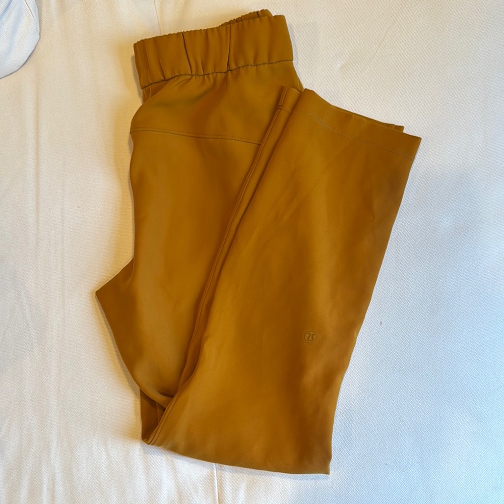 Lululemon Mustard Yellow Joggers